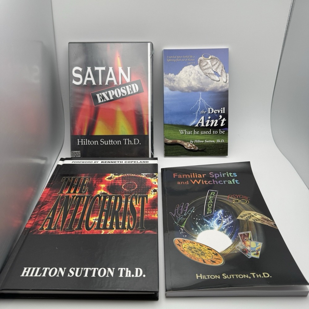 Hilton Sutton Prophecy Books ~ The Antichrist Witchcraft ~ CD Set Satan Exposed